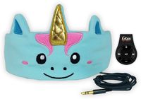 CozyPhones Kids Headphones Bluetooth Bundle - Unicorn & Black Bluetooth Adapter