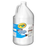 Crayola Washable Paint, White Paint, Classroom Supplies, 1 Gallon