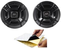(2) Polk Audio DB652 6.5" 300 Watt Car Audio Speakers + Rockmat