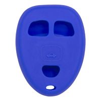 Keyless2Go New Silicone Cover Protective Case for Remote Key Fobs with FCC KOBGT04A OUC60270 OUC60221 - Blue