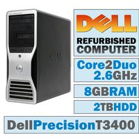 Dell Precision T3400 MT/Core 2 Duo E6750 @ 2.67 GHz/8GB DDR2/2TB HDD/DVD-RW/No OS