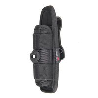Flashlight Holster for Tactical Torch, UltraFire Duty Belt Flashlight Holder Nylon Pouch Case with 360 Degrees Rotatable Clip Long Type