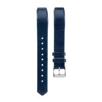 TEX Leather Replacement Wristband with Metal Connectors Adjustable Strap for Women Men,Compatible with Fitbit Alta/Alta HR