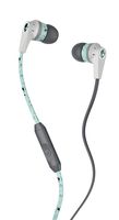 Skullcandy Unisex Ink'd 2.0 Mic'd Speckletacular White/Mint/Gray