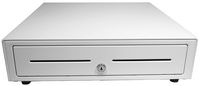 APG VB320-AW1616 Vasario Series Standard-Duty Cash Drawer with MultiPRO Interface, Painted Front, 16.3" x 16.2" x 4.3", White