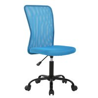 Ergonomic Office Chair Desk Chair Mesh Computer Chair Back Support Modern Executive Mid Back Rolling Swivel Chair for Women, Men (Blue)