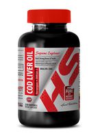 Digestive aid Supplements - Norwegian COD Liver Oil - Cod Liver Oil dha - 1 Bottle 250 Softgels