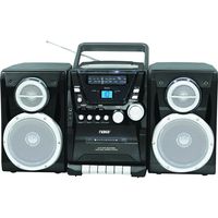 Naxa Portable CD Player with AM/FM Stereo Radio Cassette Player/Recorder & Twin Detachable Speakers consumer electronics Electronics