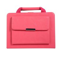 Folio Case for iPad Pro 12.9,taStone Women Fashion Handbag Case with Pocket Cute Business Folio Cover Kickstand Multiple Viewing Angles Protector Screen Cover for 2018 Release iPad Pro 12.9,Hot Pink