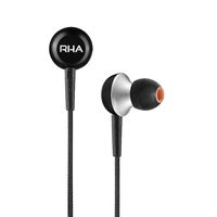 RHA MA350 Earbuds in-Ear Noise Isolating Headphones Black - 3 Year Warranty