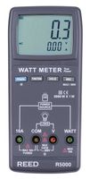 REED Instruments R5000 Autoranging Watt Meter, True RMS