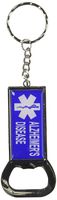 Graphics and More Ring Bottlecap Opener Key Chain, Alzheimer's Disease (KK0101)