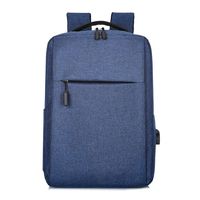 Laptop Backpack,Slim Computer School Bag, Business Case with USB Charging Port, Fits 15.6 Inch Laptop Bookbag Travel Backpack (Blue)