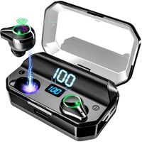 Bluetooth 5.0 Wireless Earbuds 7000mAh Charging Case 300H Playtime IPX7 Waterproof Bluetooth Headphones Stereo Earbuds bluetooth wireless earphones Built-in Mic Premium Sound with Deep Bass for Sport