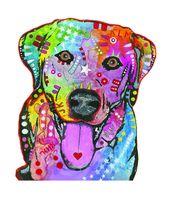 Enjoy It Dean Russo Lab Car Sticker, Outdoor Rated Labrador Retriever Vinyl Sticker Decal for Windows, Bumpers, Laptops or Crafts