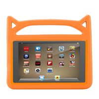 Kids Case for New F i re 7- APLPJYRA Light Weight Shock Proof Handle Kid-Proof Cover Kids Case for All New F i re 7 Tablet (5th Generation, 2015 Release and 7th Generation, 2017 Release) (Orange)