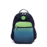 Kipling Seoul Go Large Ombre Printed Laptop Backpack Washed Lines Mx