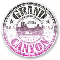 2 x 30cm/300mm Grand Canyon Arizona USA Vinyl Sticker Decal Laptop Travel Luggage Car iPad Sign Fun #6519