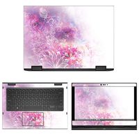 Decalrus - Protective Decal Floral Skin Sticker for Dell Latitude 13 3390 2-in-1 (13.3" Screen) case Cover wrap DElatitude13_3390-110