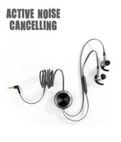 Active Noise Cancelling Earbuds with Mic and Volume Control By Trueaudio | Level In with Anc In-ear Wired Earphones for airplanes, Quiet Comfort Headphones for iPhone, iPad, MP3/MP4, Samsung