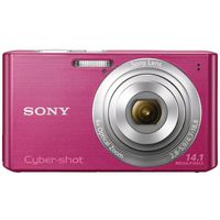 SONY Cyber-shot W610 (14.10MCCD/x4 Optical zoom) Pink DSC-W610/P - International Version (No Warranty)