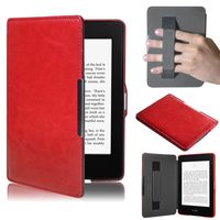 For Kindle Paperwhite Case, HP95(TM) Premiu Ultra Slim Leather Smart Case Cover with Hand Belt For New Amazon Kindle Paperwhite 5 (E)