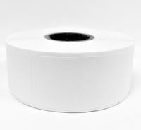 Dissolvable Food Storage Labels for Home and Restaurant - Blank White 1x2 inch 500 Labels Per Roll -Dissolves in Water in 30 Seconds No Adhesive Residue - Perfect for Glass, Metal, Plastic Containers