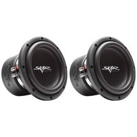 (2) Skar Audio VVX-8v3 D2 8" 800W Max Power Dual 2 Subwoofer