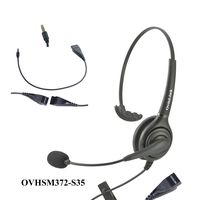 OvisLink Mobile Call Center Headset Compatible with iPhones