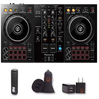 Pioneer DJ (DDJ-400) DJ Controller Bundle with PowerBank + USB Car Charger + USB Wall Charger (4 Items)