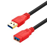 USB 3.0 Extension Cable 4 Feet,Ruaeoda 4 Foot SuperSpeed Type A Male to Female Extension USB Cable for Phone Charging, Playstation,Xbox,USB Flash Drive, Card Reader,Hard,Drive,Keyboard,Camera,Printer