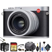 Leica Q (Typ 116) Digital Camera (Silver Anodized) 19022 - Advanced Bundle