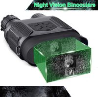 Night Vision Binoculars in Full Darkness - Save Photos & Videos with Audio - 7x31mm Infrared Spy Gear for Hunting & Surveillance - 4" Large Screen & 1300ft Viewing Range
