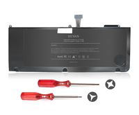 HUSAN New A1382 Laptop Battery Compatible with MacBook Pro 15 inch A1286 (only for Early/Late 2011, Mid 2012), fit 661-5844 020-7134-A MC721LL/A MC723LL/A (Black-1)
