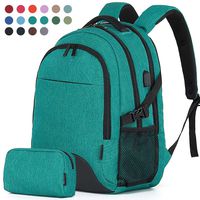 Keytang Laptop Backpack, Water Resistant School Backpack With USB Charging Port