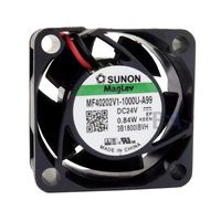 SUNON MF40202V1-1000U-A99 MF Series 40 x 40 x 20 mm 24 V 7000 RPM 8.9 CFM Vapo DC Fan - 2 item(s)