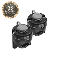 HITORHIKE Fishing Rod Holder Rail Mount Type 2.36" x2.95" Fits 7/8" and 1" (22mm/25mm) Round Tube (Rail Mount x2)