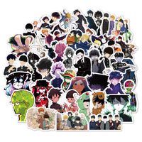 Bowinr Mob Psycho 100 Car Stickers, Japanese Anime Bumper Sticker for Phone, MacBook, Laptop, Car, Lugguage, Skateboard and More(50pcs)