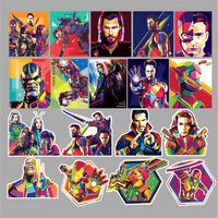 Laptop Stickers for Water Bottle - Cute Waterproof Vinyl Sticker for Teens Adult - Cool Decals for Snowboard Luggage Motorcycle Wall DIY Party Supplies Patches - Colorful Avengers 51 Pack