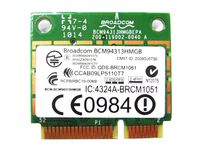 BroadCom BCM94313HMGB BCM2070 BCM4313 DW1701 Half Mini PCI-e BT Bluetooth WLAN Card for Dell YFHN7