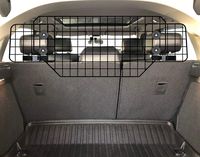 C CASIMR Heavy-Duty Dog Barrier, Adjustable to Fit Cars, SUVs, and Vehicles, Smooth Designed Pet Wire Barriers, Black