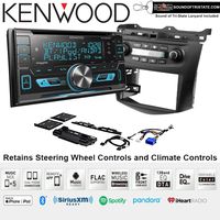 Kenwood Exelcon DPX593BT CD Receiver+ Install kit 2003-07 Honda Accord (Factory Climate Controls) and Sots Lanyard Bundle