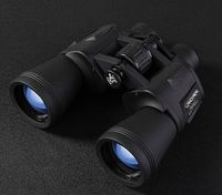 10X50 HD Binoculars with Smartphone Adaptor for Adults,BAK4 Prism FMC Lens,Compact Waterproof Binoculars for Bird Watching,Hunting, Black