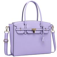 Laptop-Bag,15.6-inch Briefcase-for-Women Multi-compartment Laptop-Tote Functional Computer-Bag Sturdy Laptop-Shoulder-Bag Elegant Work-Bag for Business Office Commute Interview Travel,purple