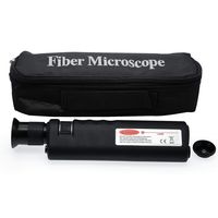 AMTAST Fiber Optical Microscope Cable Inspection Microscope 400X Magnification Includes Protective Case