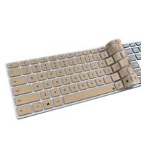 Masino Silicone Keyboard Cover Ultra Thin Keyboard Skin for Microsoft Surface Studio Keyboard (1 PCS Keyboard Skin, Gold Color)