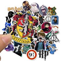 Harry Laptop Stickers Vinyl - 50 Pack Decals Waterproof Suitable for Water Bottle Car Motorcycle Bicycle Bumper Skateboard Helmet Luggage Phone Case DIY Decoration Gift [No-Duplicate]