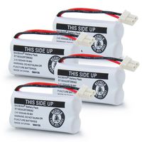 BAOBIAN BT166342 BT266342 Cordless Phone Battery Compatible with for AT&T BT-166342 BT-266342 BT-162342 BT-262342 EL52300 CL80111 VTech BT-183342 BT-283342 CS6114 CS6419 CS6719 (Pack of 4)