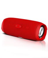JEFAL Portable Bluetooth Speaker Loud Stereo Sound Outdoor Built-in Mic, 24 Hour Playtime, Perfect Waterproof Wireless Speaker for iPhone/Samsung/Speakerphone/TF Card/Tablet/Laptop （Red）
