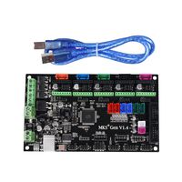 KINGPRINT 3D Printer MKS Gen V1.4 Controller Board Mega 2560 R3 Motherboard RepRap Ramps1.4 Compatible with USB